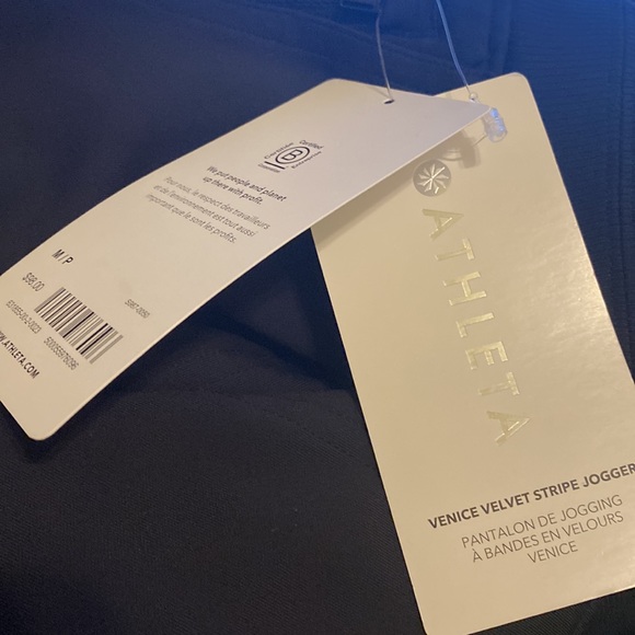 Athleta Venice Velvet Stripe Jogger - Picture 7 of 12